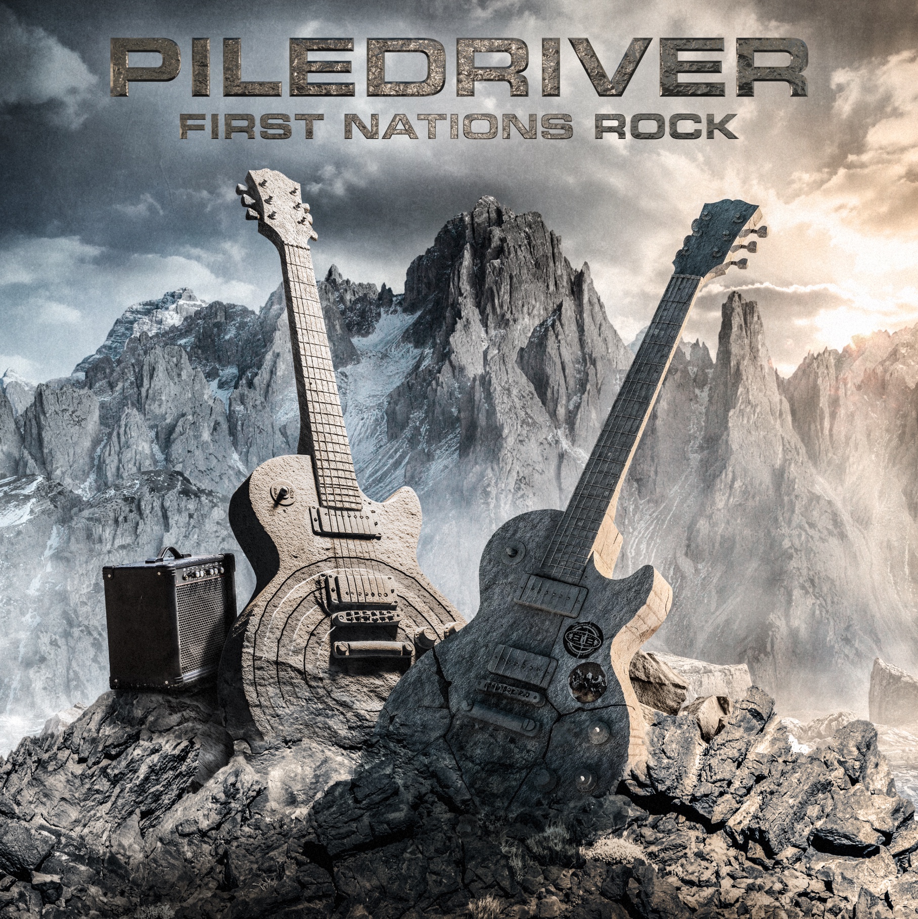 Out November 14th 2025 - the brand new PILEDRIVER-album "FIRST NATIONS ROCK" - 12" Gatefold-Double-Vinyl incl. Bonus-Track & double-sided poster!