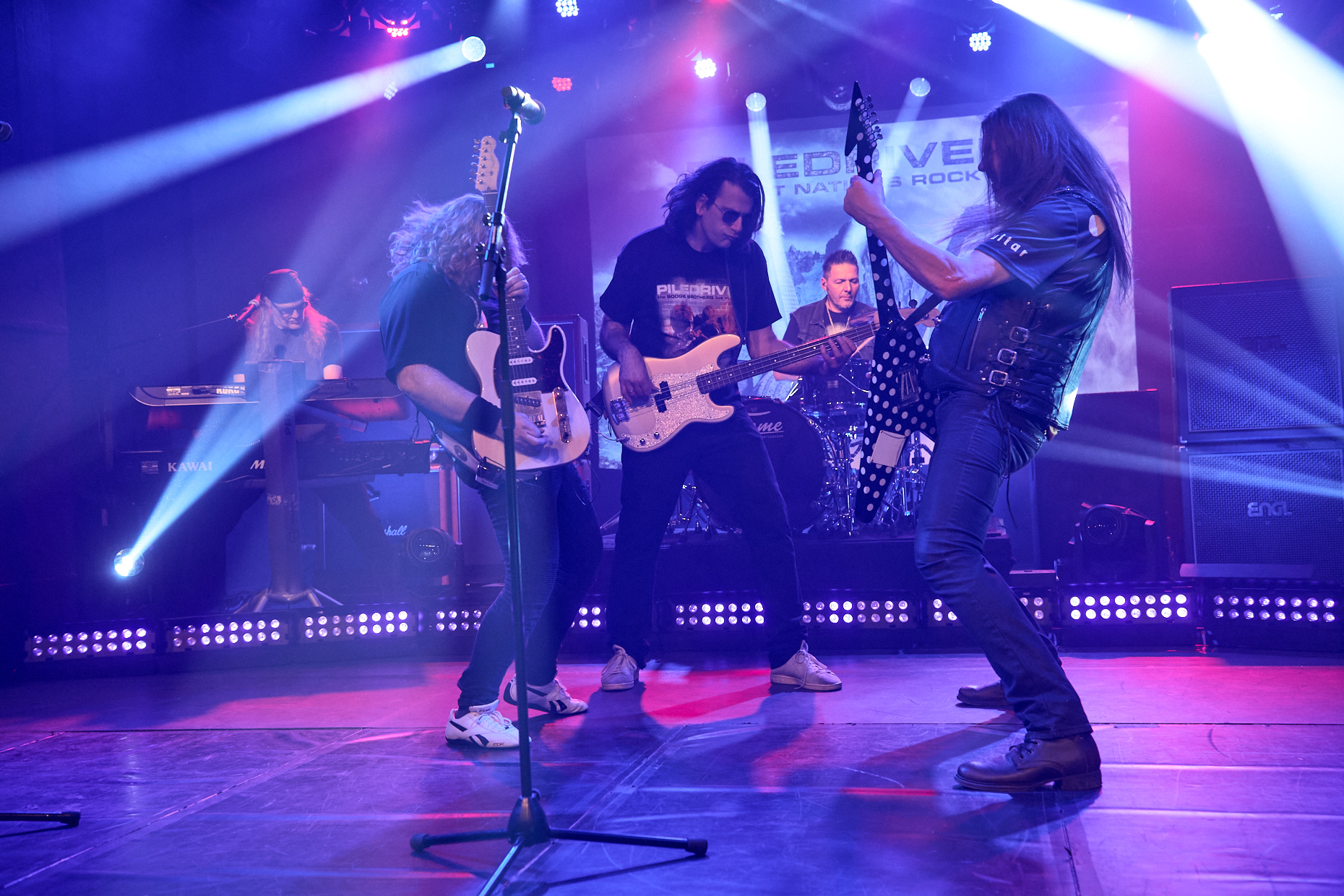 Out November 14th 2025 - the brand new PILEDRIVER-album "FIRST NATIONS ROCK" - 12" Gatefold-Double-Vinyl incl. Bonus-Track & double-sided poster! – Bild 5